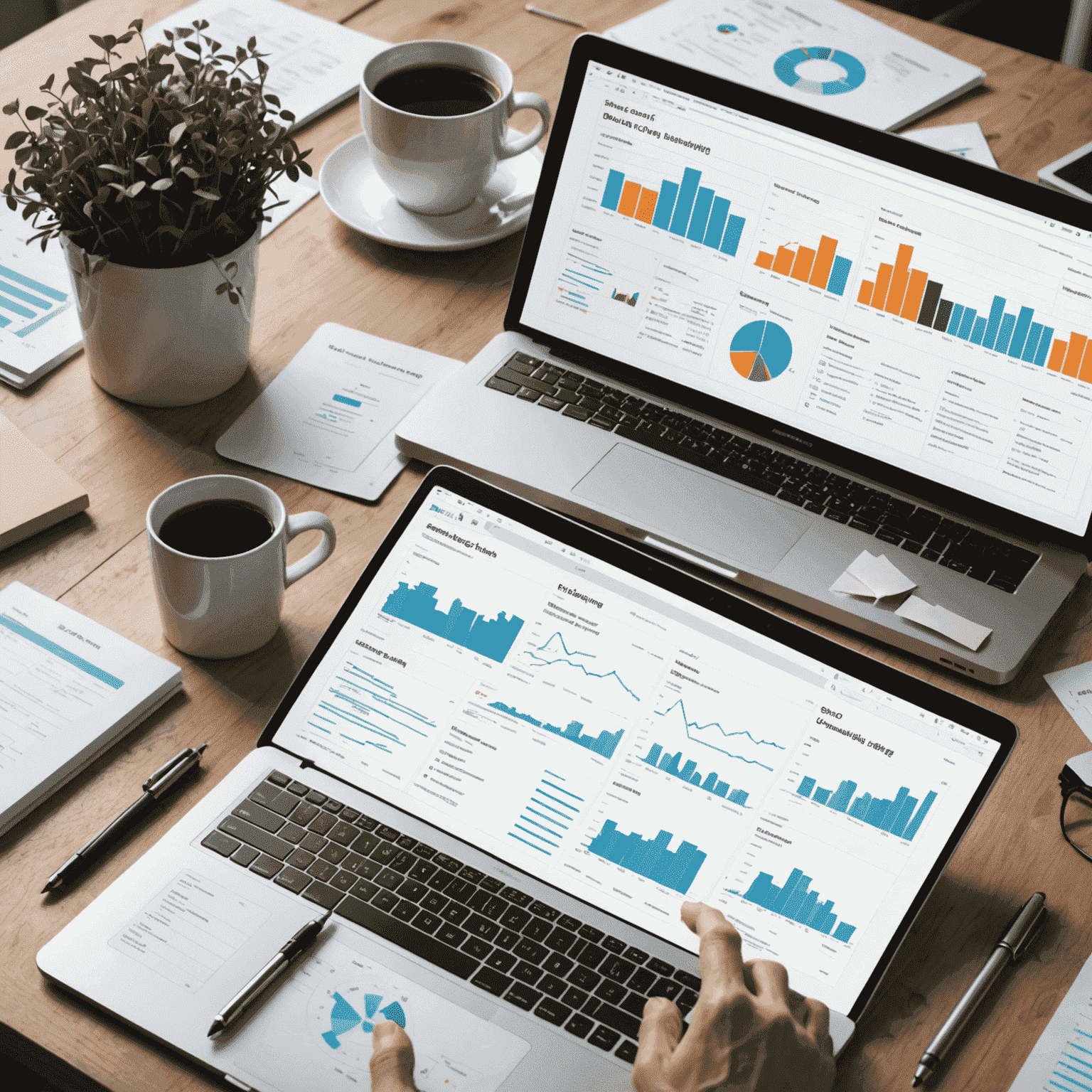 Imagen que muestra datos desordenados transformándose en datos limpios y organizados